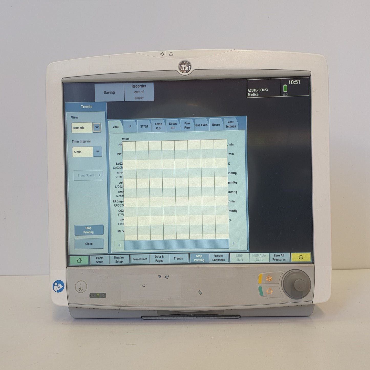 GE Carescape B650 Patient monitor [Used]