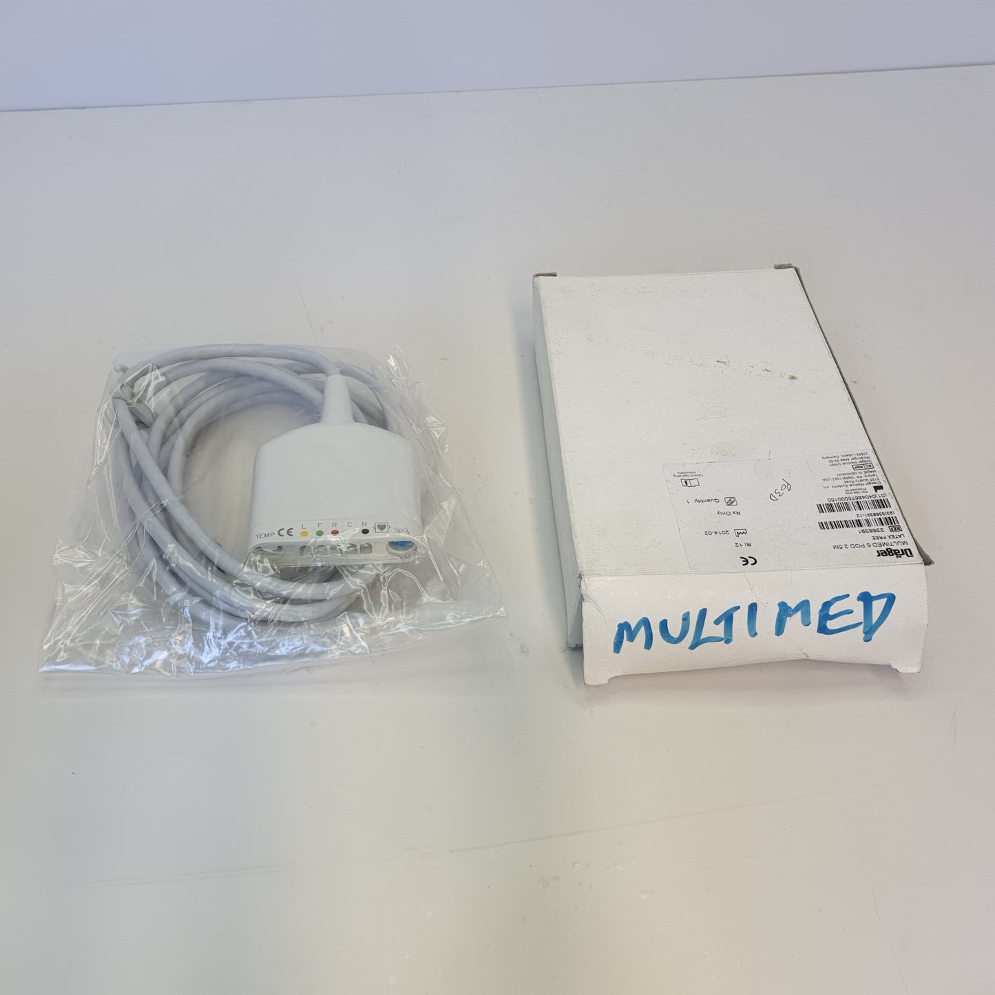 Dräger Multimed 5 Pod 2.5m Latex Free 3368391 [New/Unused]