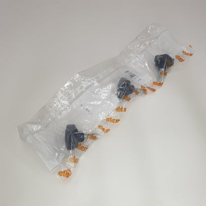 Elesa Black Polypropylene Based Technopolymer Knob, M8 x 25, Threaded Stud 69913-C9 [New/Unused]