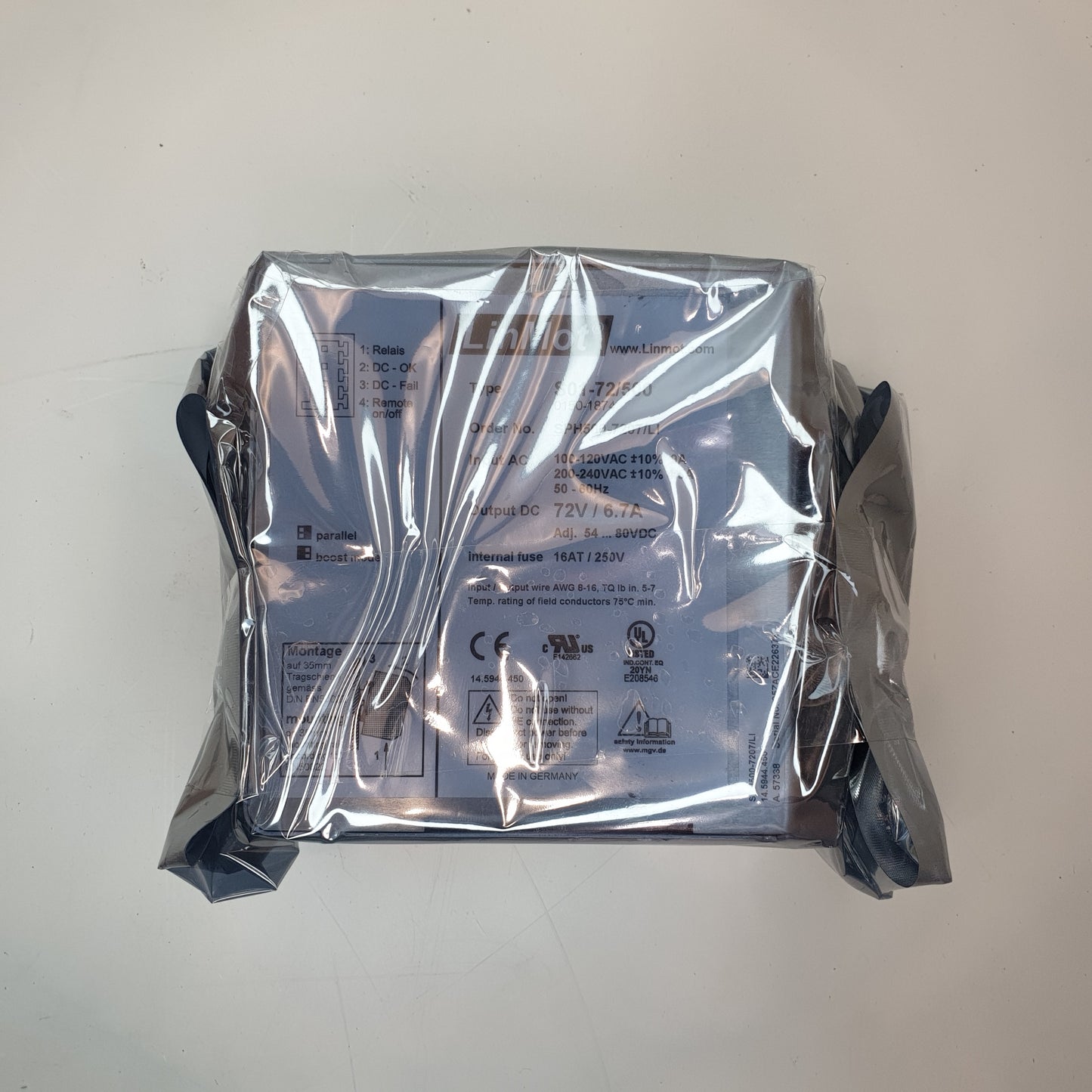 Linmot S01-72/500 Power Supply Module [Used]
