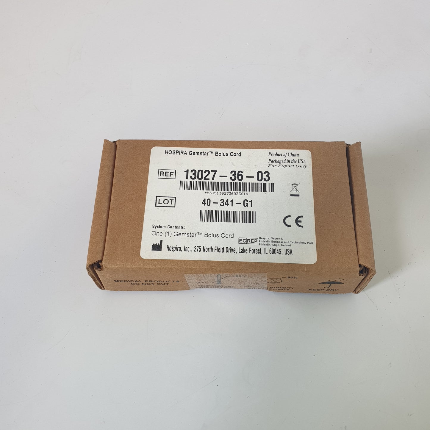 Hospira GemStar Bolus Cord [New/Unused]