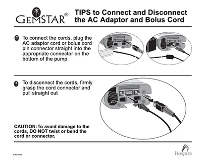 Hospira GemStar Bolus Cord [Refurbished]