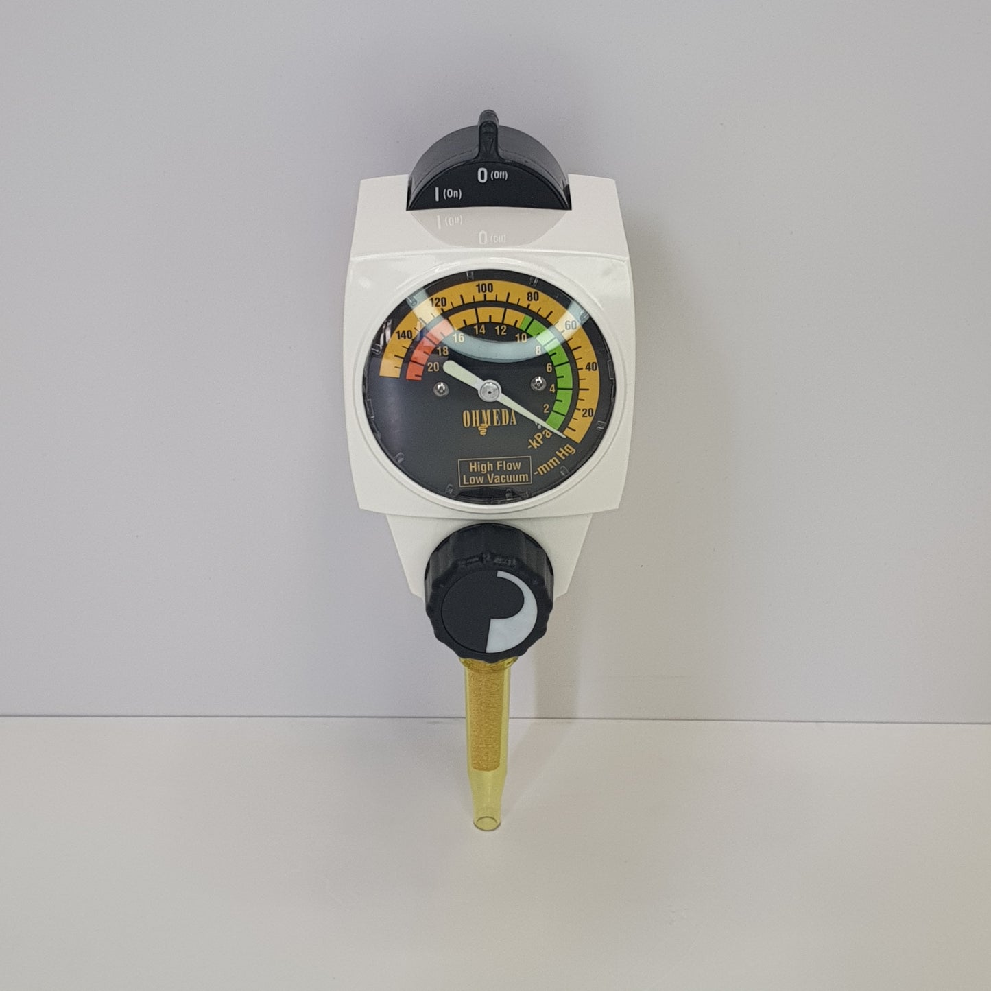 Ohmeda Two Mode Low Continuous Vacuum Regulator 6700-1233-900 CCW 0-135 mmHg (0-18.0 kPa) [Used]