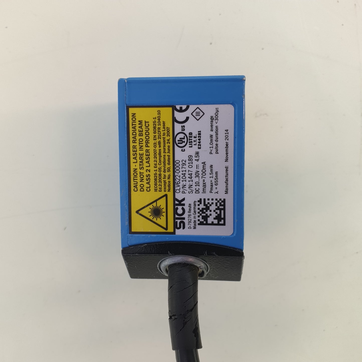 SICK CLV622-0000 Industrial Barcode Scanner [Used]