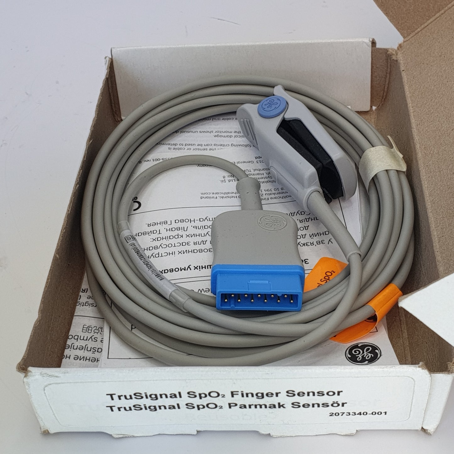 GE TruSignal SpO2 Finger Sensor Reusable TS-F4-GE [New/Unused]