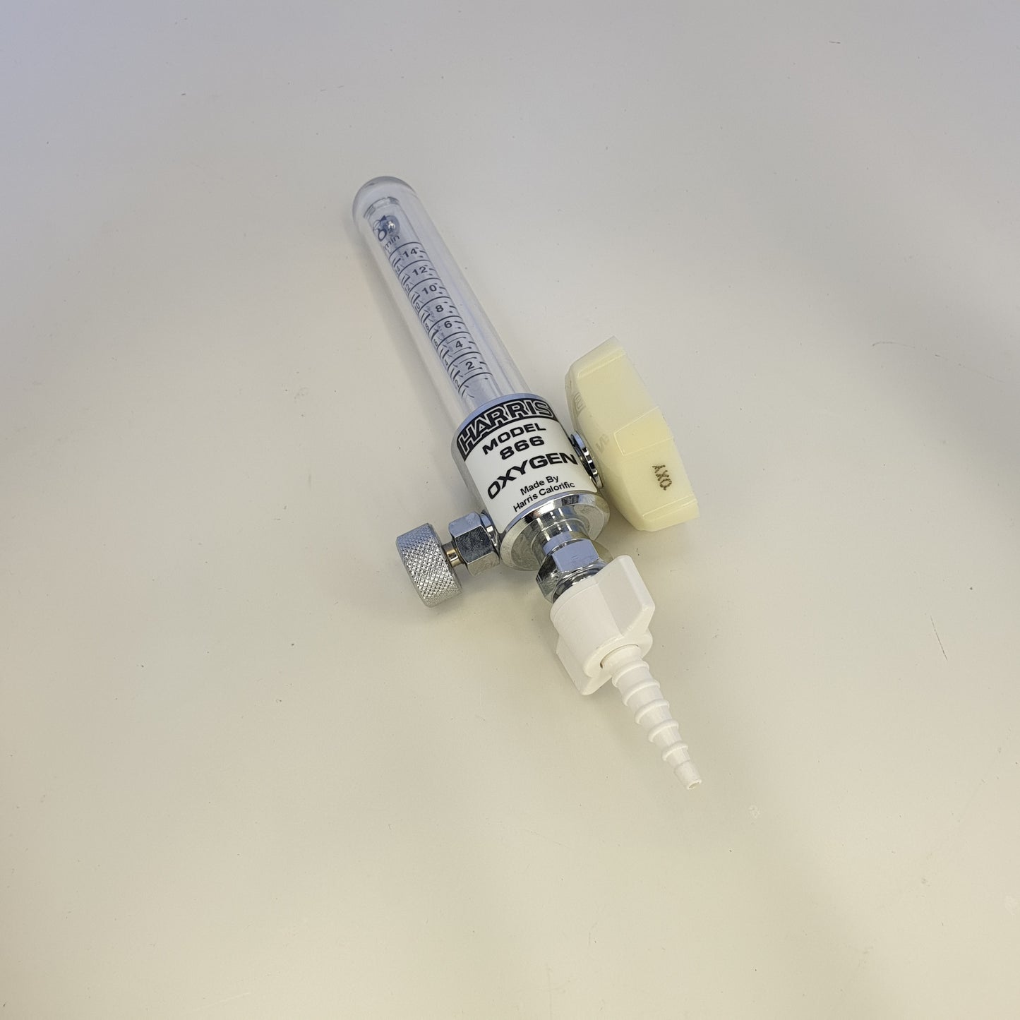 Harris OXYGEN Flow Meter 0-15LPM (inc Outlet Fitting) [New/Unused]